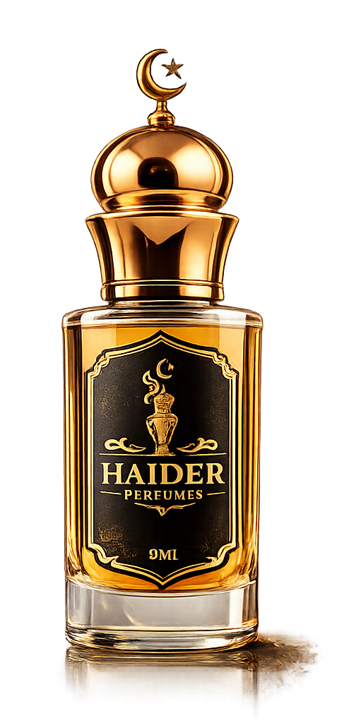 Haider Perfumes 50ml perfume spray bottle